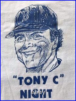 Tony Conigliaro 1983 Tony C. Night Tee-shirt Boston Red Sox