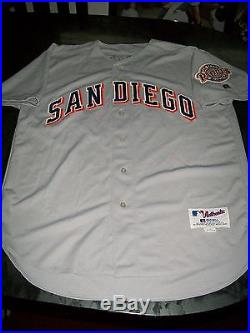 Tony Gwynn San Diego Padres Game Worn Used Worn 2001 Jersey Miedema Loa