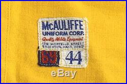 Tony Larussa Game Worn Used 1969 Oakland Athletics #11 Yellow Jersey Vest HOFer