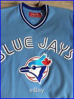 Toronto Blue Jays 1980 Powder Blue Game Worn Jersey Steve Braun Number 11 Rare