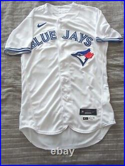 Toronto Blue Jays Jackie Robinson Day Jersey Bass Nike Sz 44C MLB Authenticated