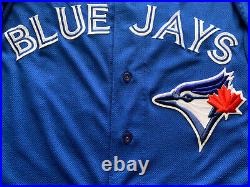 Toronto Blue Jays Zach Godley Game Used Jersey by Majestic size 48