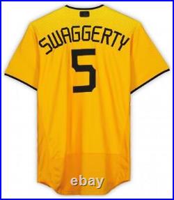 Travis Swaggerty Pirates Player-Issued #5 City Connect Jersey 2023 MLB Season