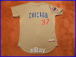 Travis Wood 2014 Chicago Cubs game used jersey MLB authenticated
