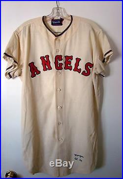Vintage 1962, Los Angeles Angels, Game Used Flannel Jersey, Tom Morgan