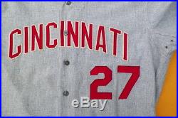 Vintage 1970 Game Used Cincinnati Reds Scout Flannel Baseball Jersey & Pants