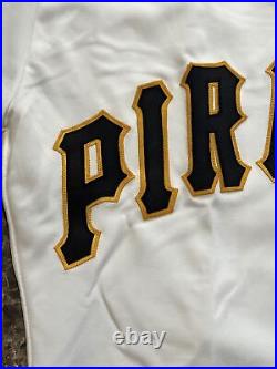 VINTAGE RAWLINGS JASON THOMPSON PIRATES BASEBALL JERSEY GAME USED ISSUED 1980s