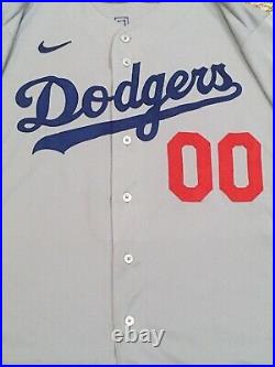 VIZCAINO size 46 2020 Los Angeles Dodgers WORLD SERIES game jersey ALT MLB HOLO