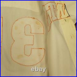 Very Rare Chris Brown Signed Game Used Worn 1985 San Francisco Giants Jersey