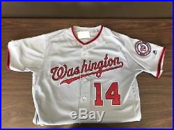 Victor Robles Game Used 2017 Washington Nationals Road Jersey Photomatched