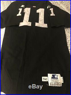 Vince evans Game Issued Los Angeles Raiders Starter Jersey
