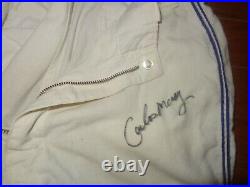 Vintage 1970 Game Used Carlos May Chicago White Sox Flannel Baseball Pant Jersey