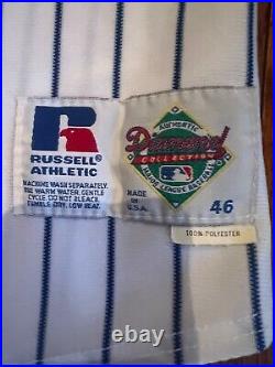 Vintage 1992 Heathcliff Slocumb Chicago Cubs Home Game Used Worn Jersey With LOA