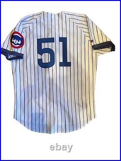 Vintage 1992 Heathcliff Slocumb Chicago Cubs Home Game Used Worn Jersey With LOA