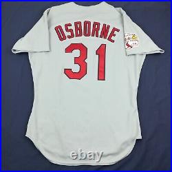 Vintage 1994 Rawlings Sz 48 St Louis Cardinals Donovan Osborne Game Used Jersey