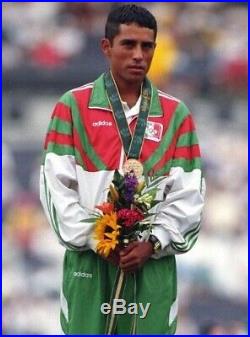 Vintage 1996 Atlanta Olympics Mexico Athlete Event Worn Warm Up Uniform Mexican