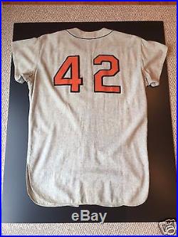 Vintage Baltimore Orioles 1963 Hank Bauer Game Worn/Used Flannel Road Jersey