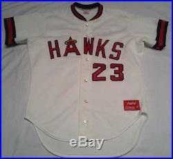 Vintage Boise Hawks #23 Game Worn Used Jersey Size 44 Anaheim Angels