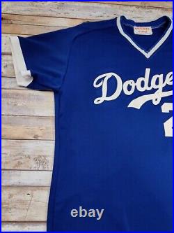 Vintage Dodgers Game Jersey Goodman Athletic Outfitters Adult XL No Name
