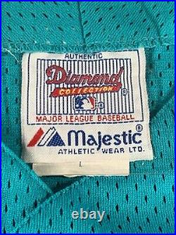 Vintage Florida Marlins Teal Jersey 5 Large Diamond Collection MLB Retro #3750