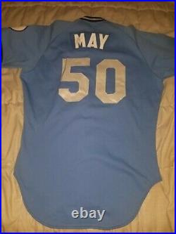 Vintage Game Issued/Worn Rawlings Kansas City Royals Lee May Jersey Size 42