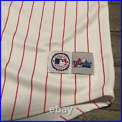 Vintage Genuine Majestic Cincinnati Ken Griffey Pinstripe Jersey #30 Men's XL