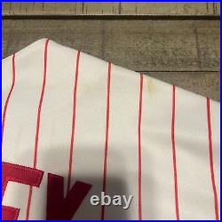 Vintage Genuine Majestic Cincinnati Ken Griffey Pinstripe Jersey #30 Men's XL