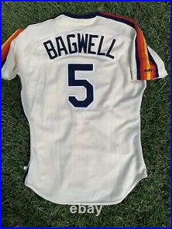 Vintage Houston Astros Jeff Bagwell Rookie 1991 Game Worn Jersey