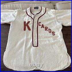 Vintage Rawlings K Cards Wool Baseball Jersey St. Louis Korean 1960s