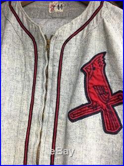 Vintage St. Louis Cardinals 30s-40s Flannel Baseball Jersey And Uniform Pants
