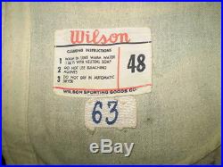 Vintage cleveland indians game used vest jersey wilson brand