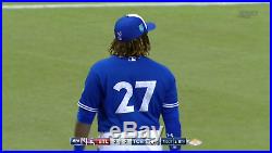 Vladimir Guerrero Jr Game Used Blue Jays Jersey 1st MLB game in Montreal