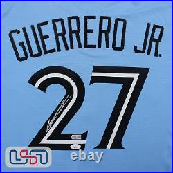 Vladimir Guerrero Jr. Signed Authentic Powder Blue Jays Nike Jersey JSA Auth