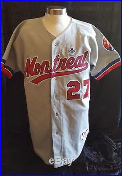 Vladimir Guerrero Montreal Expos Game-Worn Road Jersey #27 MLB Game-Used Uniform