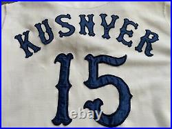 Vtg Chicago White Sox Game Worn Jersey Art Kusnyer MLB Used 80 Softball Style