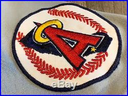 Vtg Chuck Finley California Angels Game Used Jersey 50 Rawlings 1990 MLB Worn