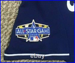 WHITE size 48 2020 Los Angeles Dodgers game used jersey ALL STAR PATCH SPRING