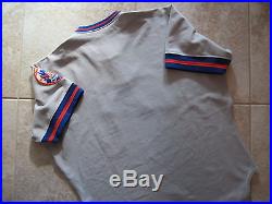 WOW! RARE VTG! New York Mets Authentic Game Used Worn RAWLINGS Jersey 48