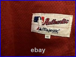 Wade Miller 2001 Houston Astros Game Used Red Mesh BP Jersey Size 48
