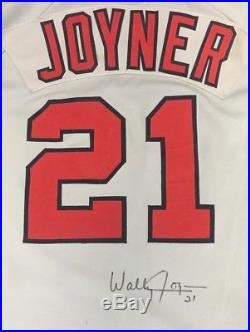 Wally Joyner Los Angeles Angels Autographed Game Used Jersey Rawlings JSA