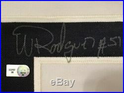 Wandy Rodriguez Houston Astros TBTC 1986 Game Used Rainbow Uniform Signed