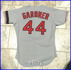 Wes Gardner Game Used Worn 1990 Red Sox Road Jersey Tony Conigliaro Armband