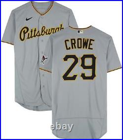 Wil Crowe Pittsburgh Pirates Player-Worn #29 Gray Jersey vs Reds April 1, 2023