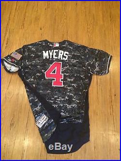 Wil Myers San Diego Padres Mothers Day Game Used Jersey