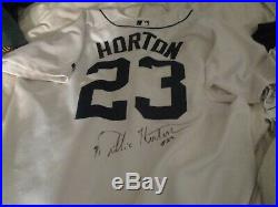 Willie Horton game worn Detroit Tigers jersey autographed