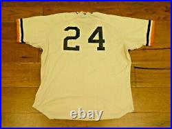 Willie Mays Game Worn Used 1988 Giants Jersey Wilson 1988 Set 1 Old Times Day
