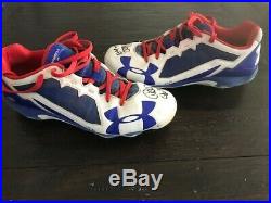 Willson Contreras Game Used Shoes Chicago Cubs -MLB Hologram