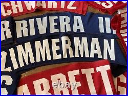 X33 Washington Potomac Nationals Game Worn Used Jersey Nameplates Zimmerman Too