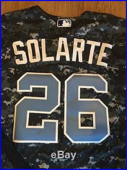 Yangervis Solarte Father's Day San Diego Padres Game Used Jersey 1 Hit 1 RBI