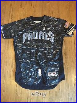 Yangervis Solarte Father's Day San Diego Padres Game Used Jersey 1 Hit 1 RBI